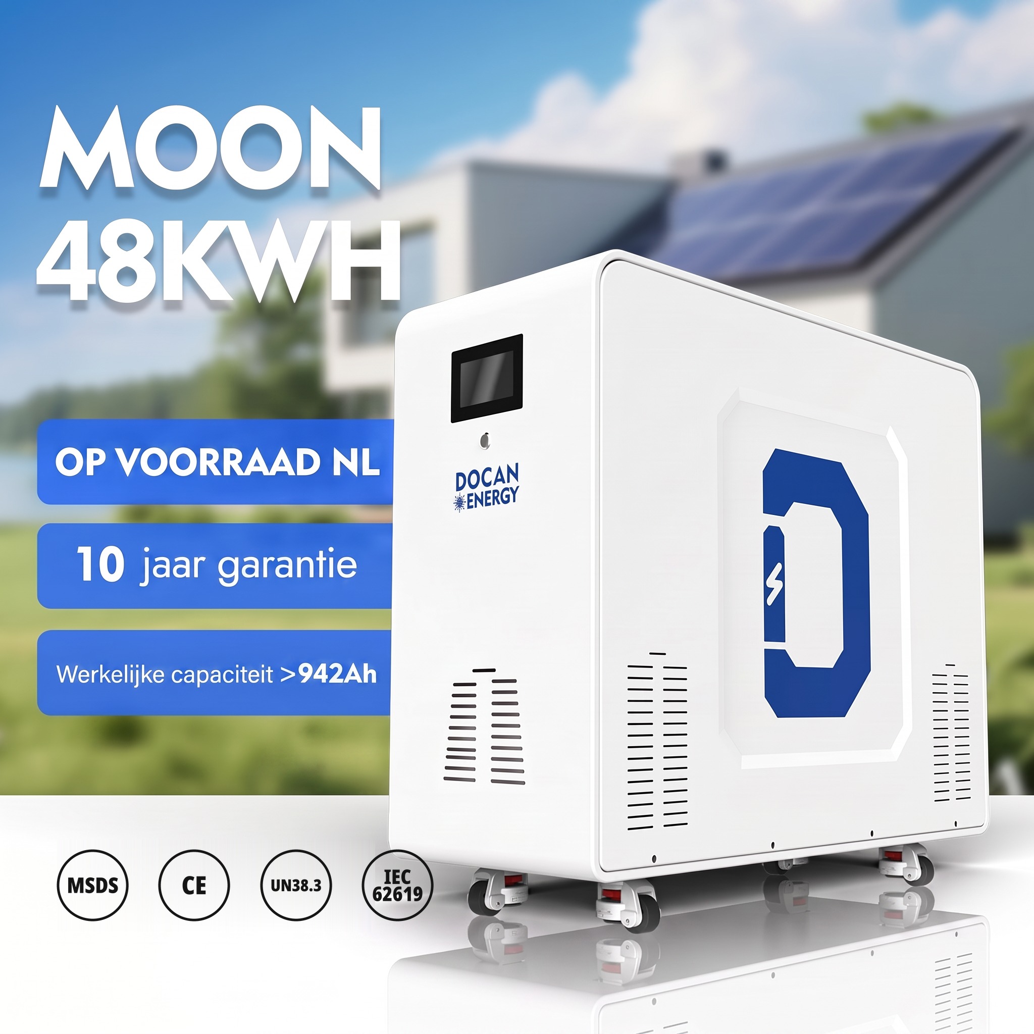 Docan MOON 48 kWh LiFePO4 batterij