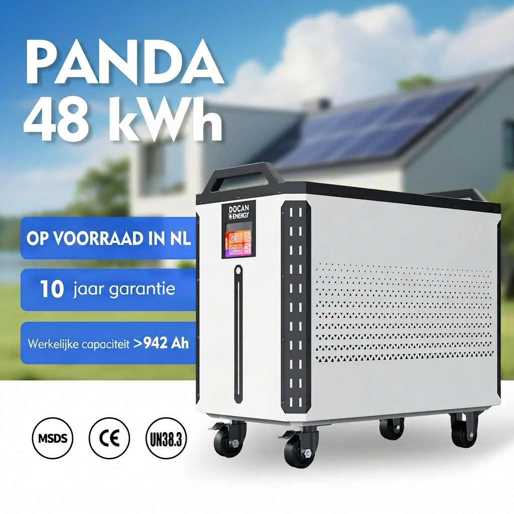 Docan Panda 48 kWh LiFePO4 batterij