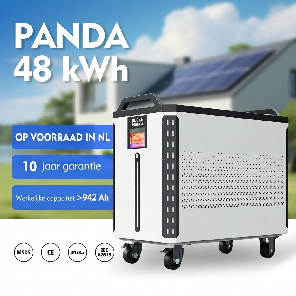 Docan Panda 48 kWh LiFePO4 batterij