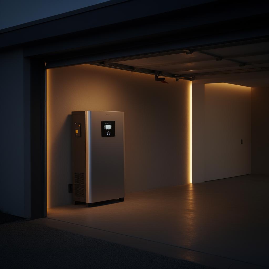 Modern thuisbatterij energieopslagsysteem